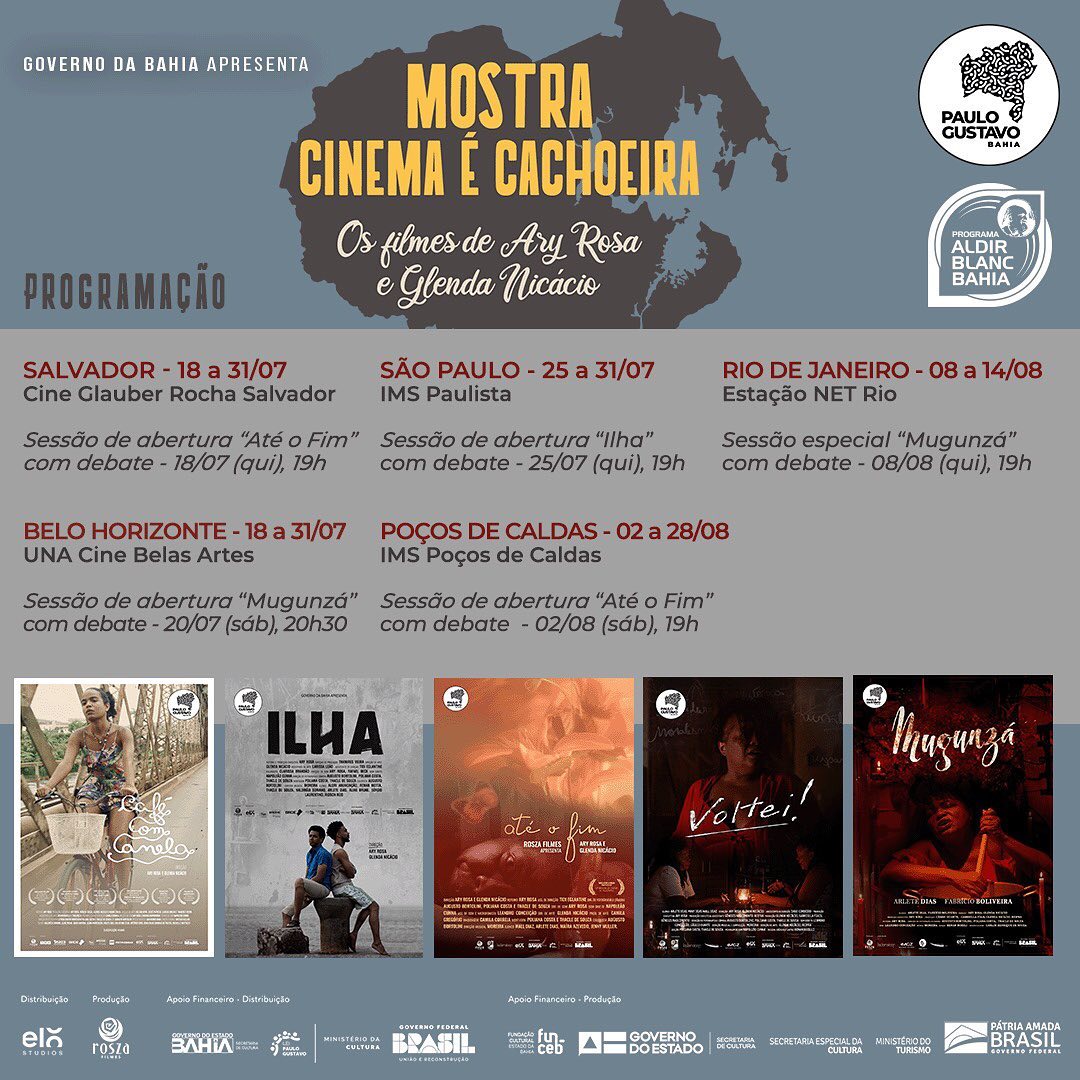 Mostra “Cinema É Cachoeira” Chega a 5 Cidades com Produções Premiadas