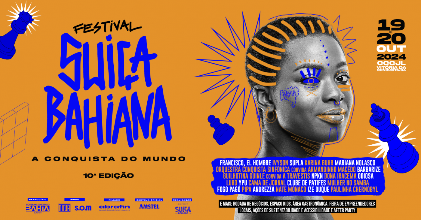 Vitória da Conquista recebe a 10ª edição do festival, com um line-up incrível e novidades para todos os gostos!