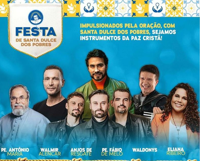 Festa de Santa Dulce dos Pobres: Missas e Shows para Celebrar a Primeira Santa Brasileira