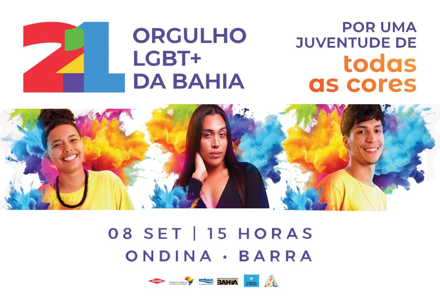 O maior evento LGBTQIA+ da Bahia chega com tudo no circuito Barra/Ondina!