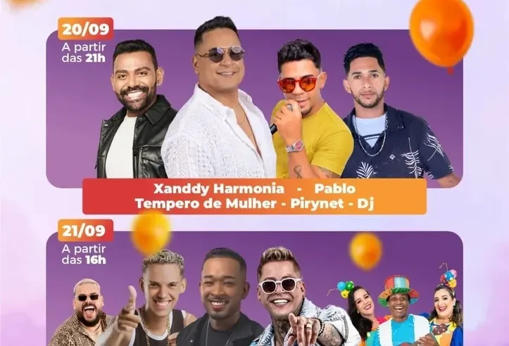 Santo Estevão comemora 103 anos com festa e shows de Xanddy Harmonia, Pablo e muito mais!