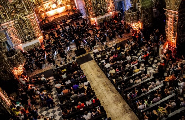 OSBA leva a magia da música clássica para a “igreja de ouro” de Salvador!