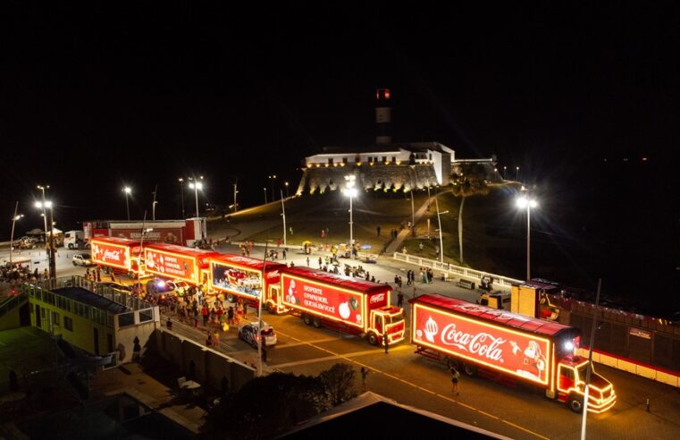 Natal Iluminado: Caravana de Natal da Coca-Cola Brilha em Salvador e Outras Cidades da Bahia