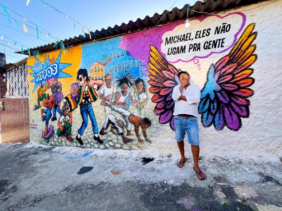 Artista do subúrbio brilha com homenagem a Michael Jackson e conquista o “Pippo’s Arte nas Ruas”!