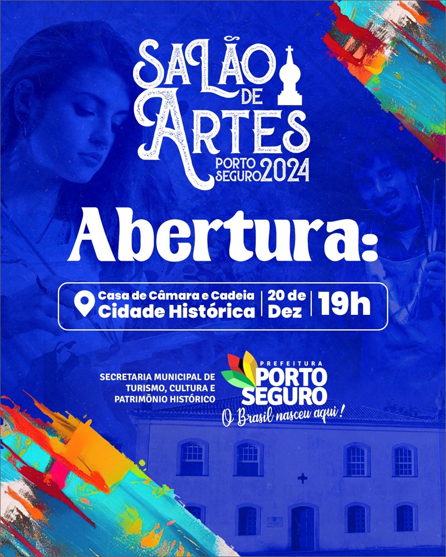 Porto Seguro colore as artes com o Salão de Artes 2024!